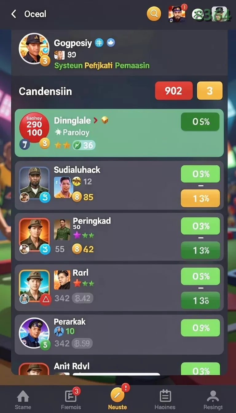 Cuplikan layar CRS99 — aktivitas